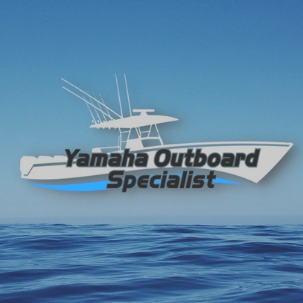 Yamaha Outboard Specialist logo for marine repair and service in Brevard County, Florida.
