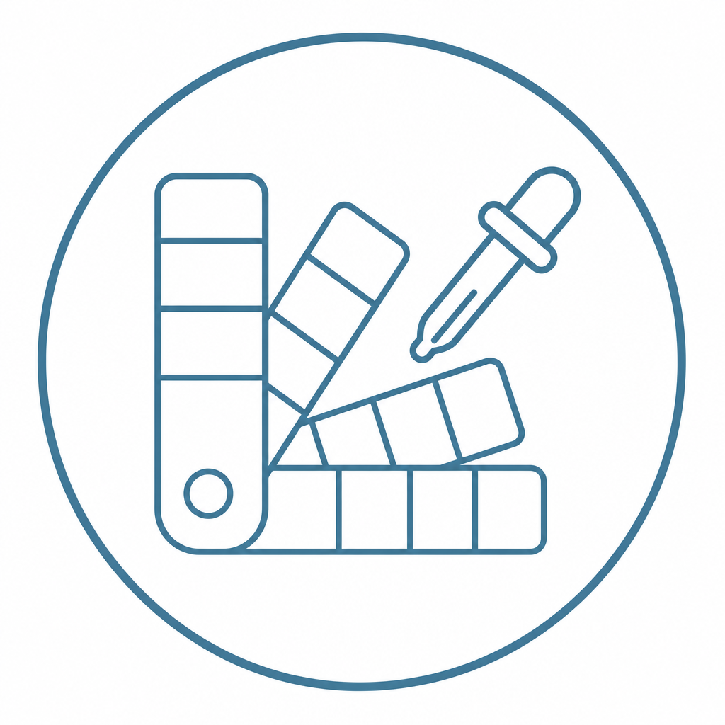 Match color and style with your preferences icon