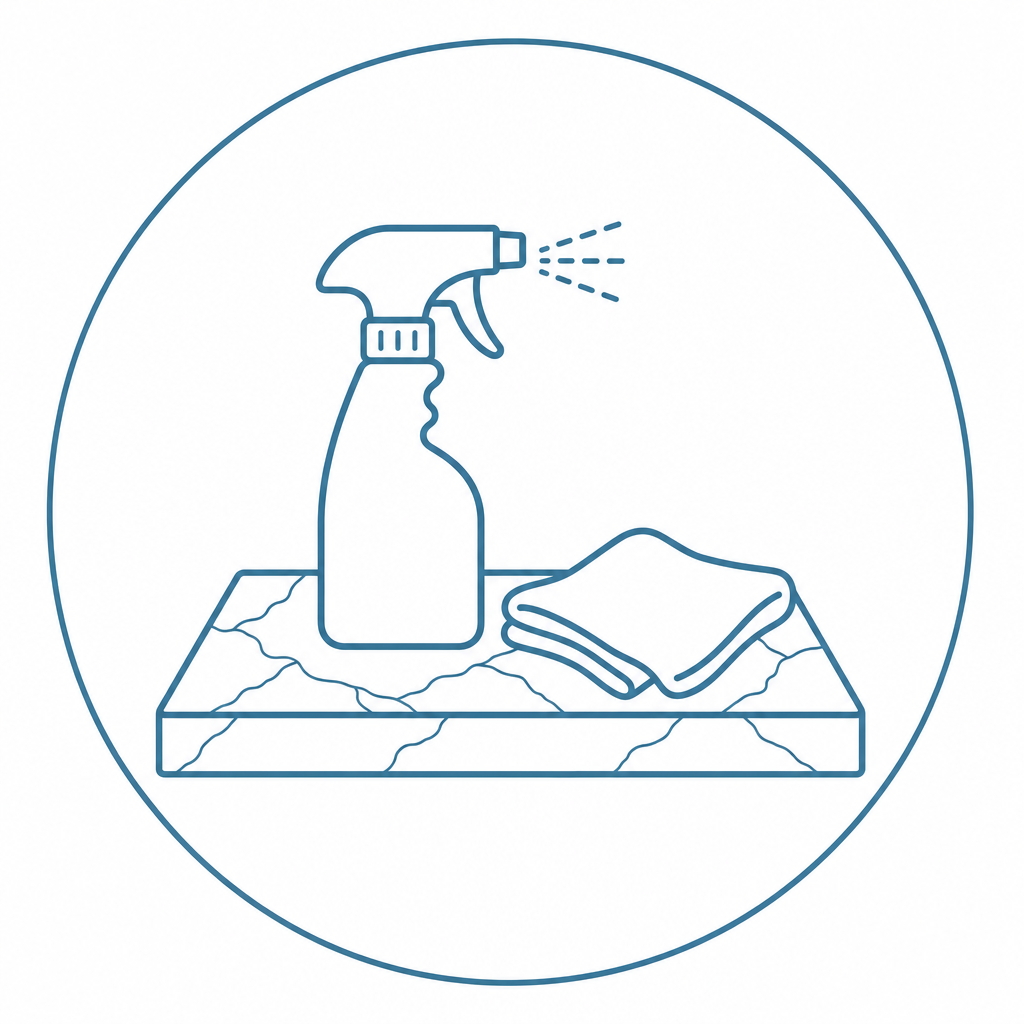 Grout, sealing, and finish solutions icon