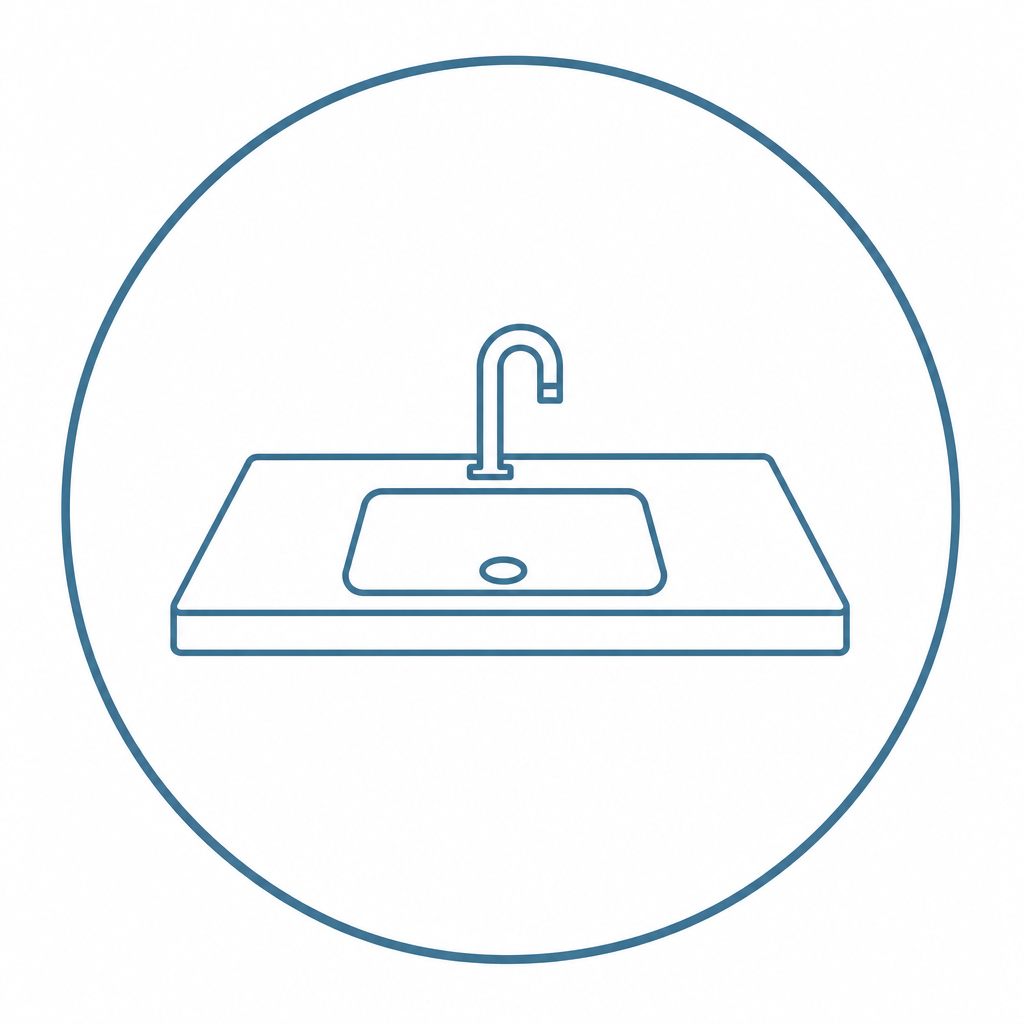 Integrated sinks icon