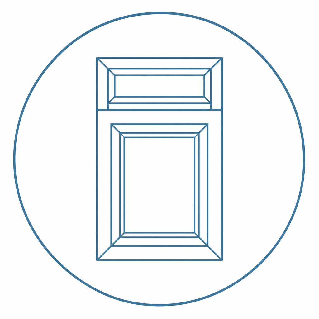 Raised panel: Traditional elegance for formal kitchens and offices icon