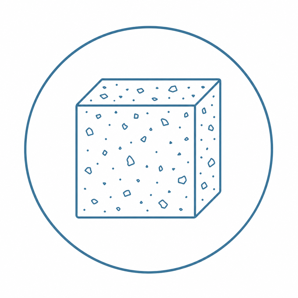 Granite: Natural stone with a unique look and excellent durability icon