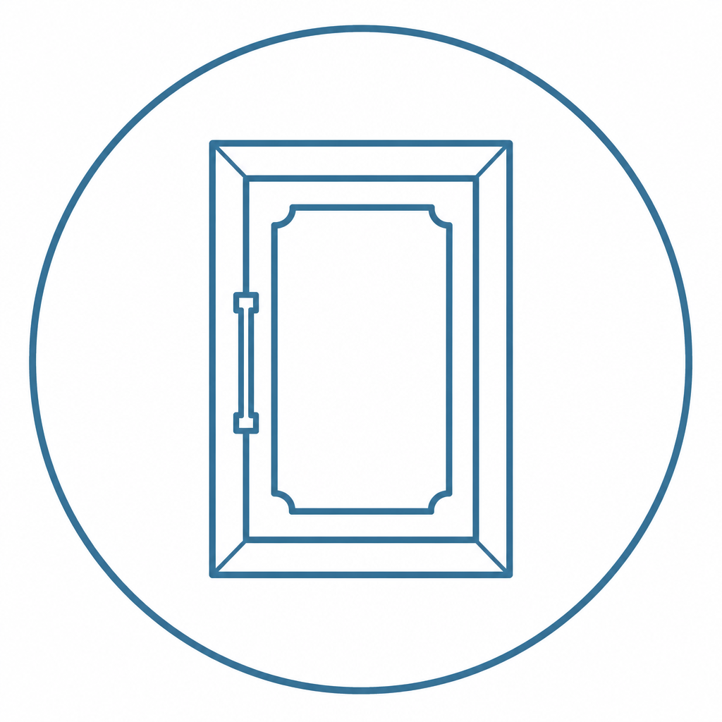 Durability with modern finishes and hardware icon