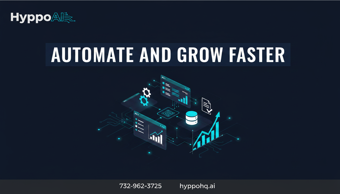 AI for SMB practical growth article by HyppoAI with business dashboard